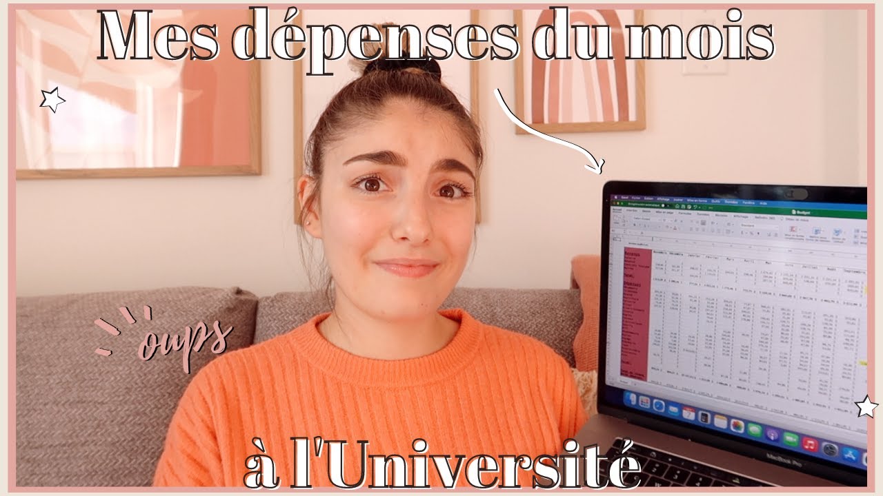 Un mois dans mes dépenses en tant qu’étudiante universitaire 💸