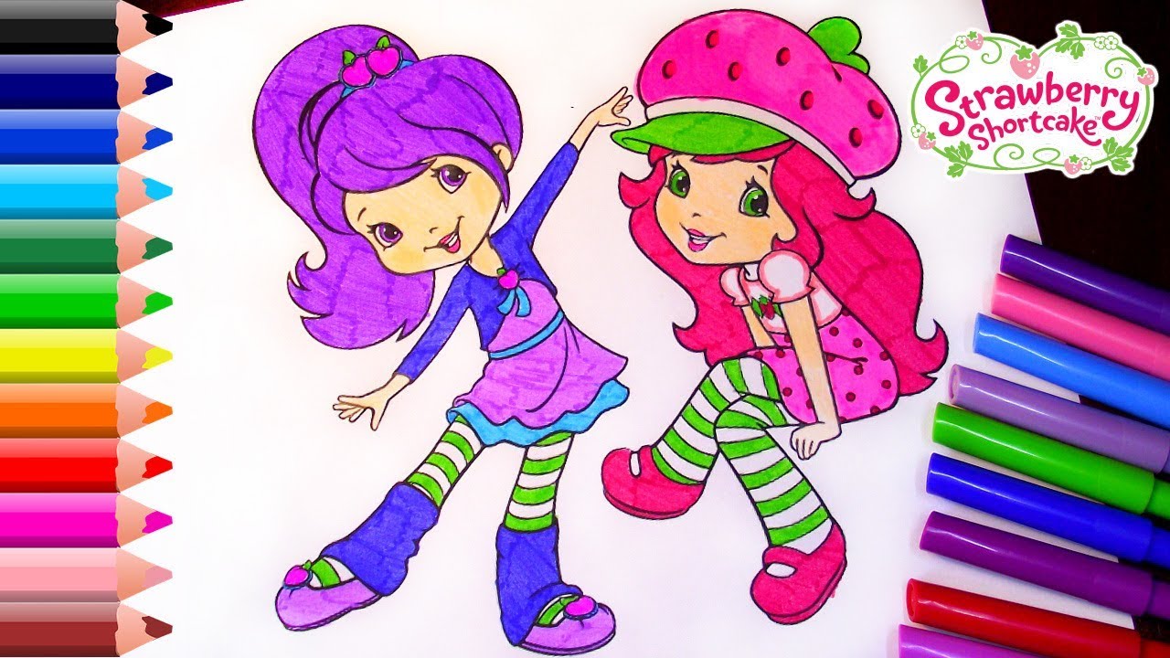 Strawberry Shortcake Coloring Pages For Children  // Strawberry Shortcake Coloring Book for kids