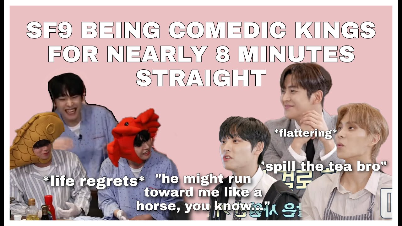 sf9 being comedic kings for nearly 8 minutes straight