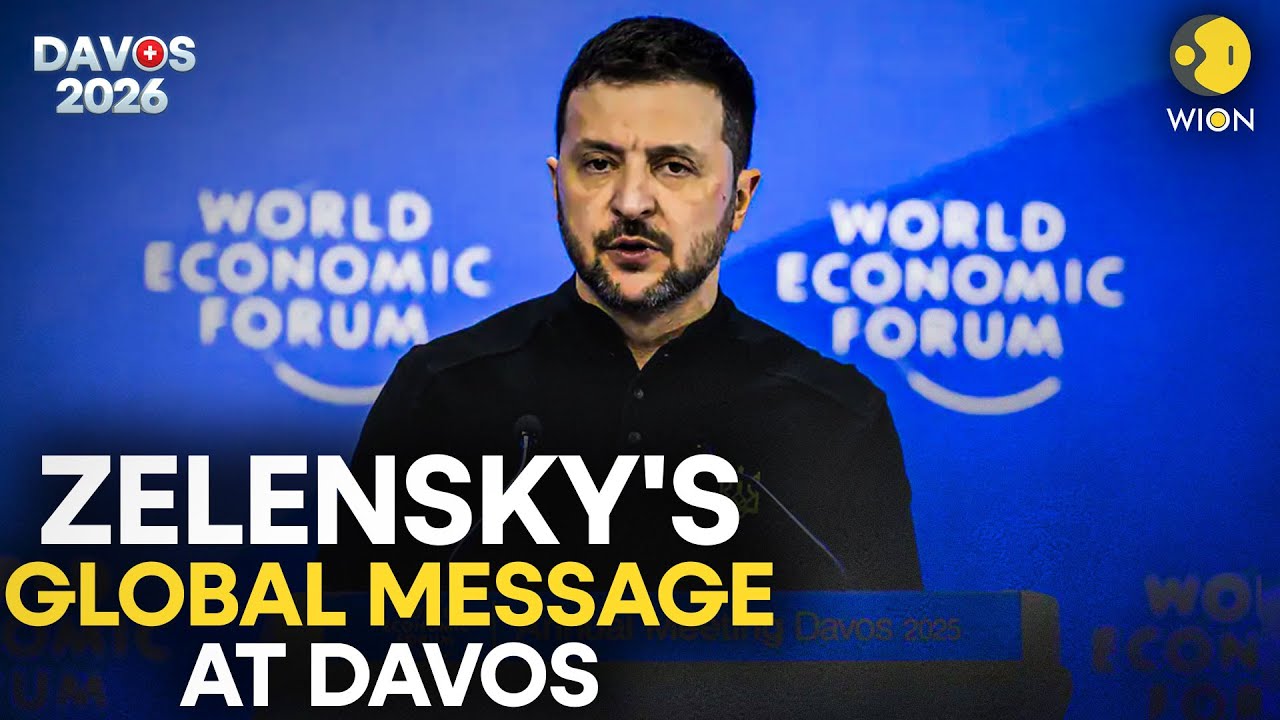 Zelensky At Davos LIVE: Ukrainian President Zelensky Addresses The World Economic Forum At Davos