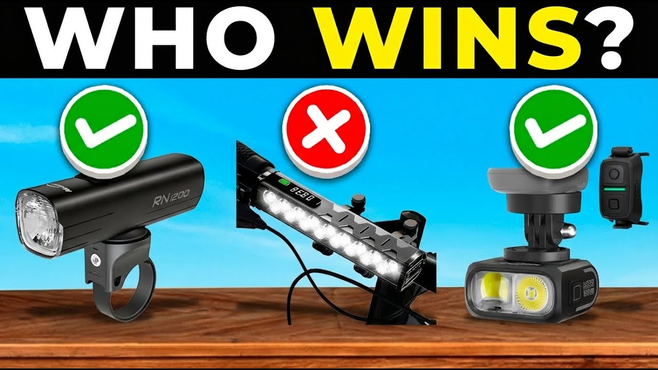 TOP 5 BEST HEADLIGHTS for BIKE 2026 | Best MTB LIGHTS on AMAZON Value for Money