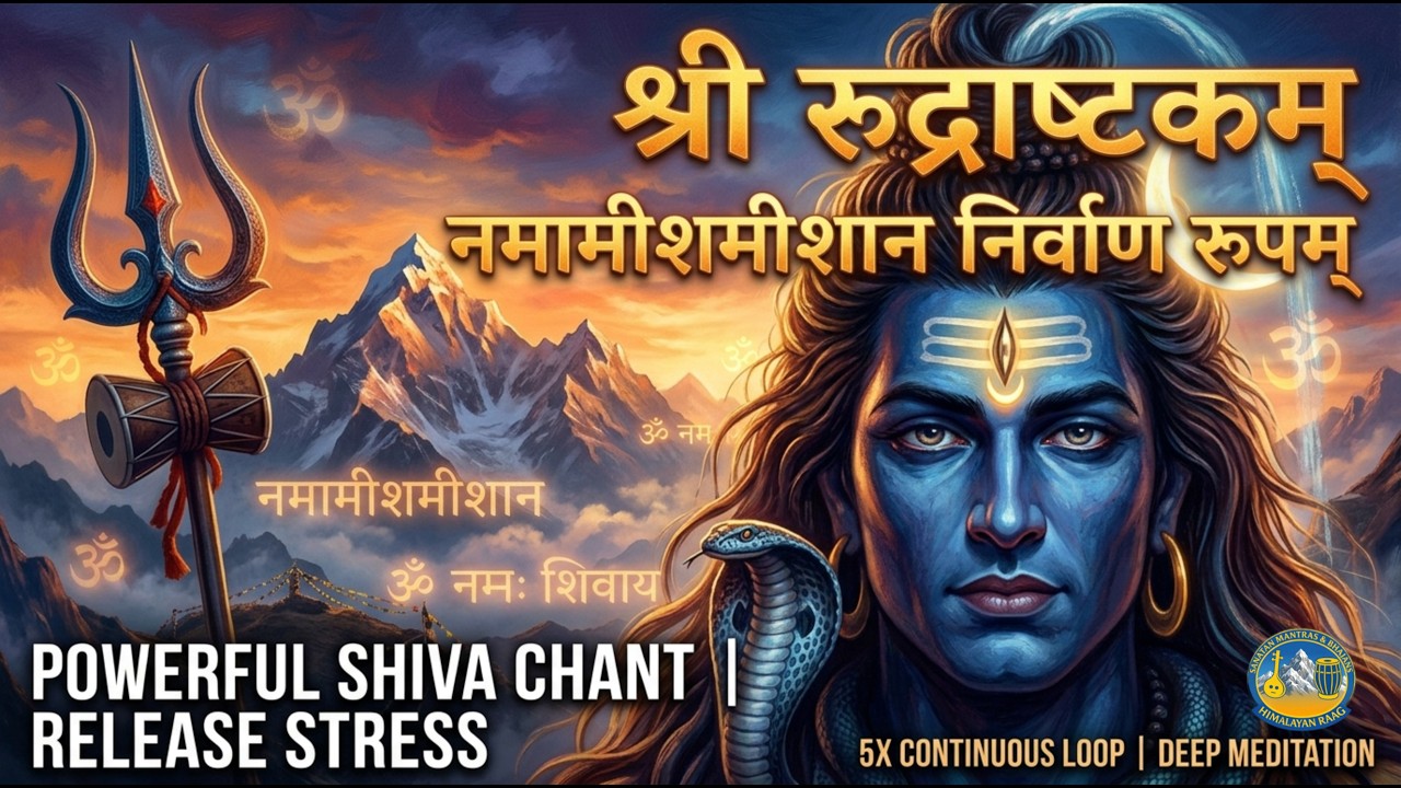 Namami Shamishan Mantra with English Lyrics - Calm the Mind & Release Stress