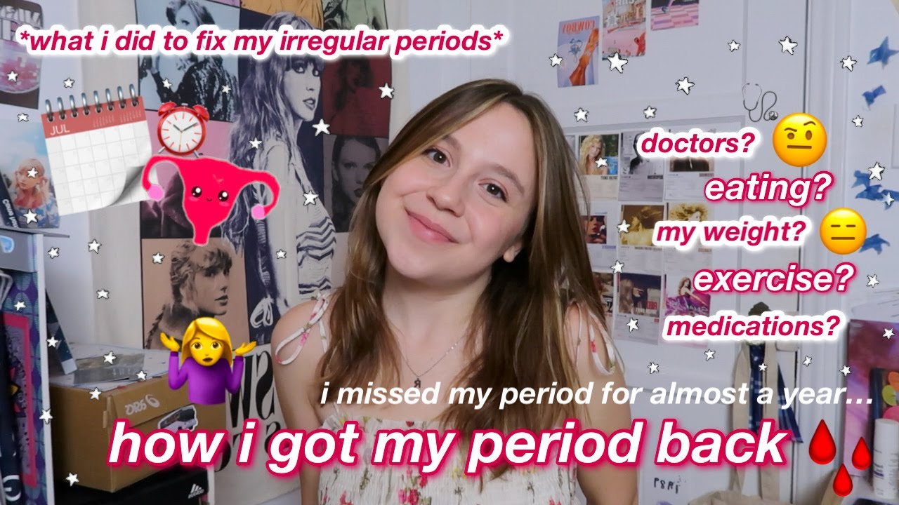 Как у меня возобновились месячные | Борьба с нерегулярным менструальным циклом и как я привела св...