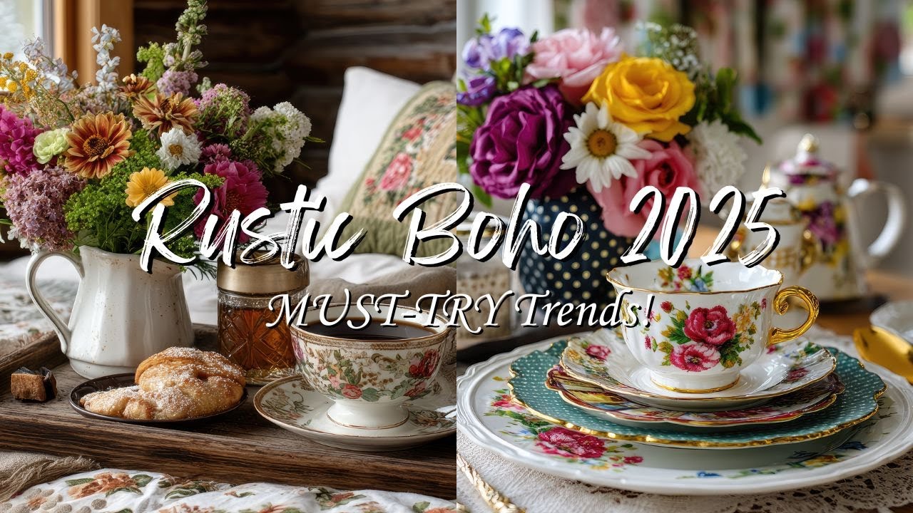 Rustic Boho Heaven 2025&rsquo;s Most Dreamy Farmhouse & Cottagecore Inspirations