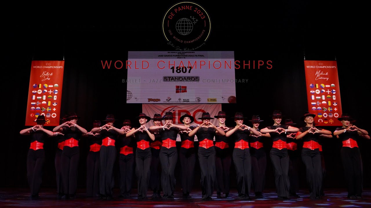 STANDARDS | NORWAY | 2nd Place | IDO World Jazz Dance Championship 2023 | Adult Formations