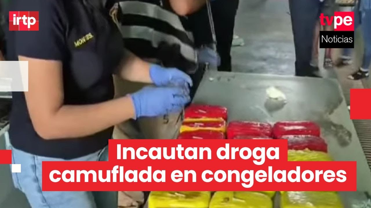Dirandro incauta cocaína oculta en congeladores