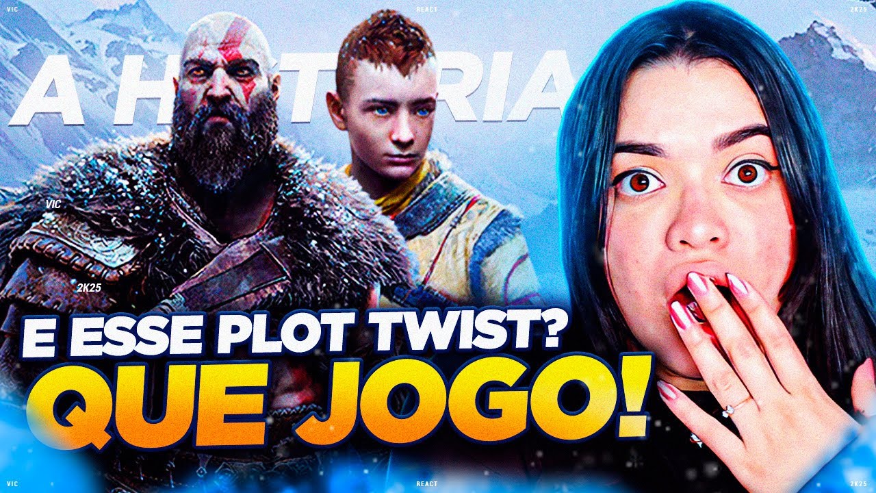 Sessão Spoiler - A História de God of War Ragnarok - Sidão do Game | REACT