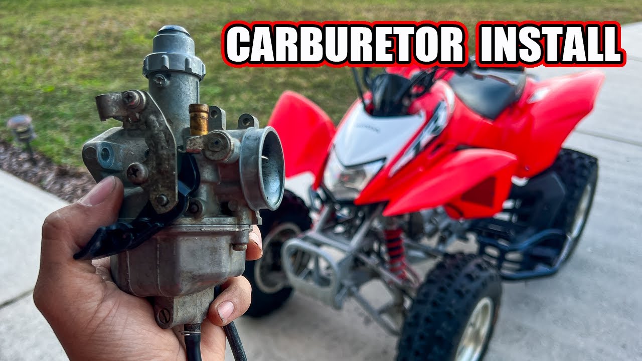 Honda TRX250 Carburetor Install