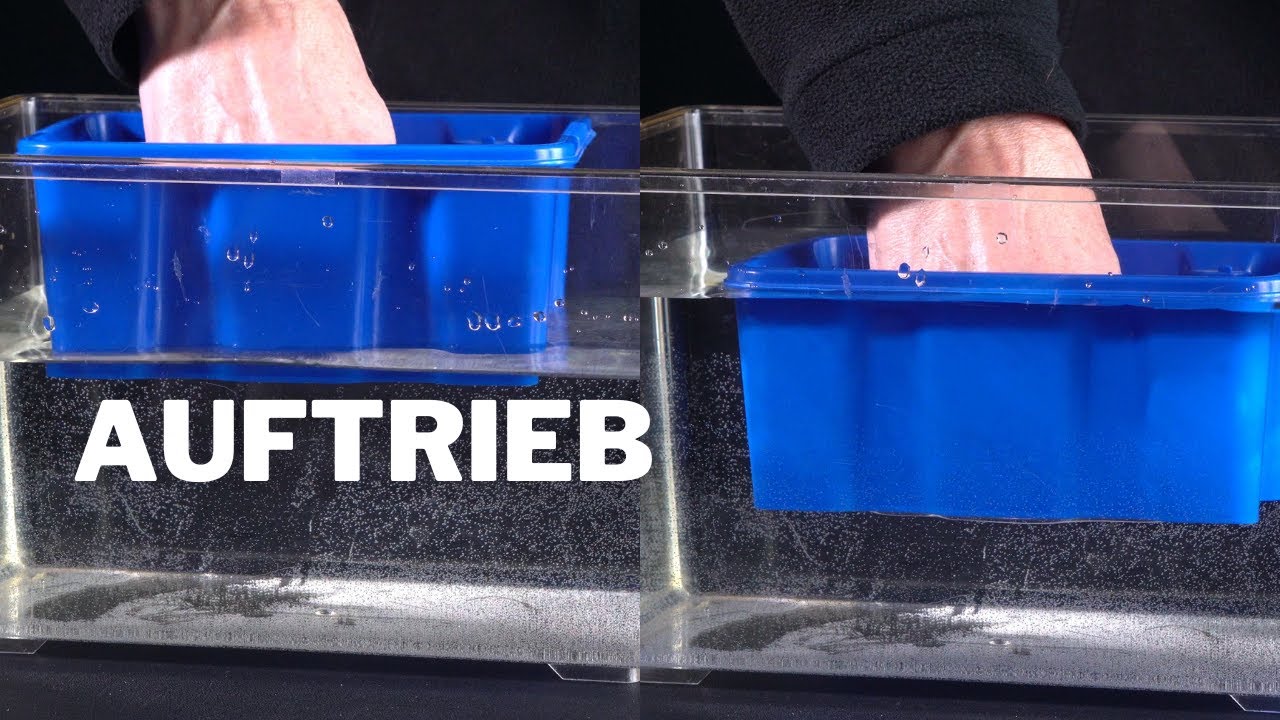 Schwimmen und sinken #3 &ndash; Verdr&auml;ngung und Auftrieb. Kita-Experiment.