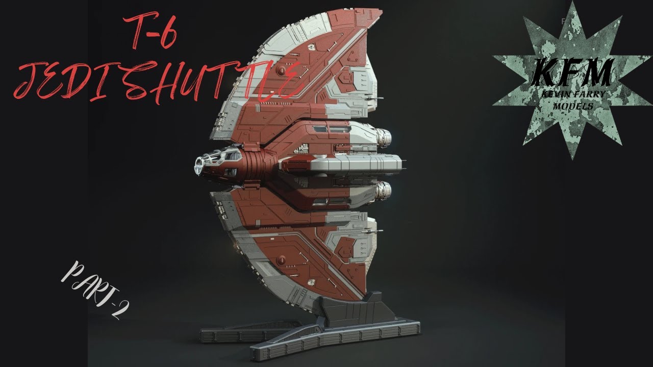 STAR WARS T-6 JEDI SHUTTLE PART-2