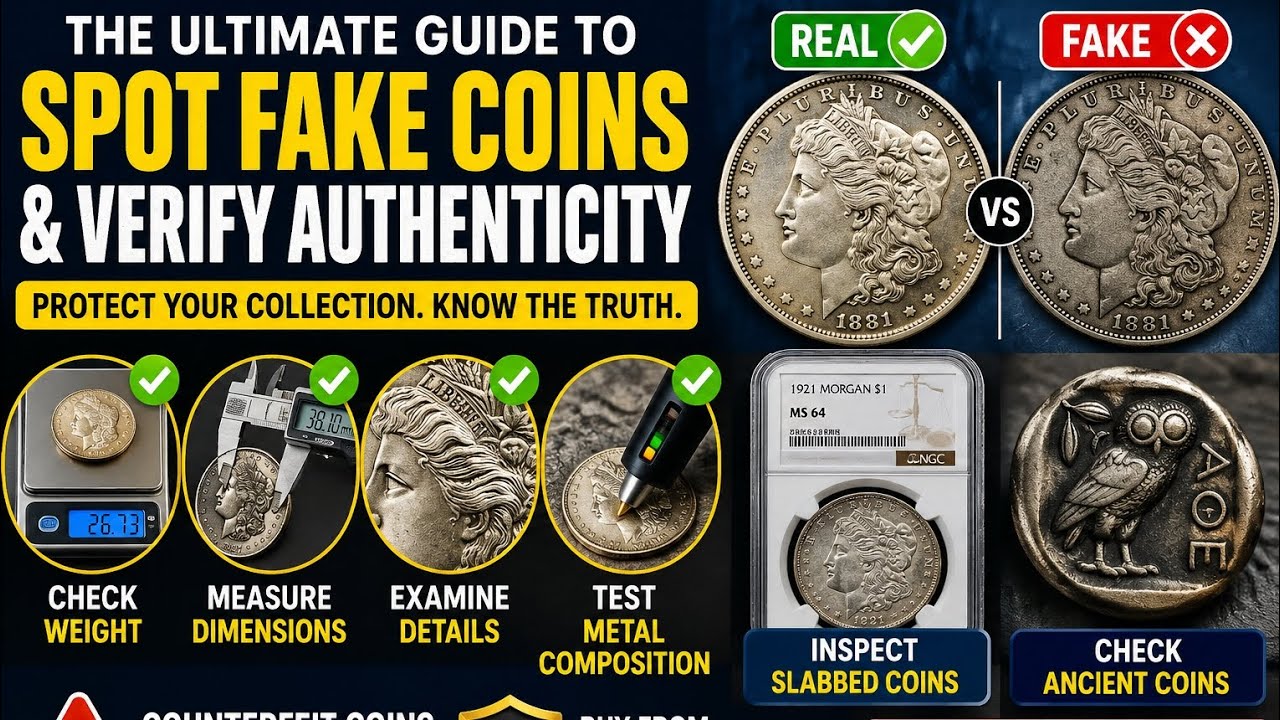How to Spot Fake Coins: Expert Tips to Verify Authenticity & Protect Your Collection