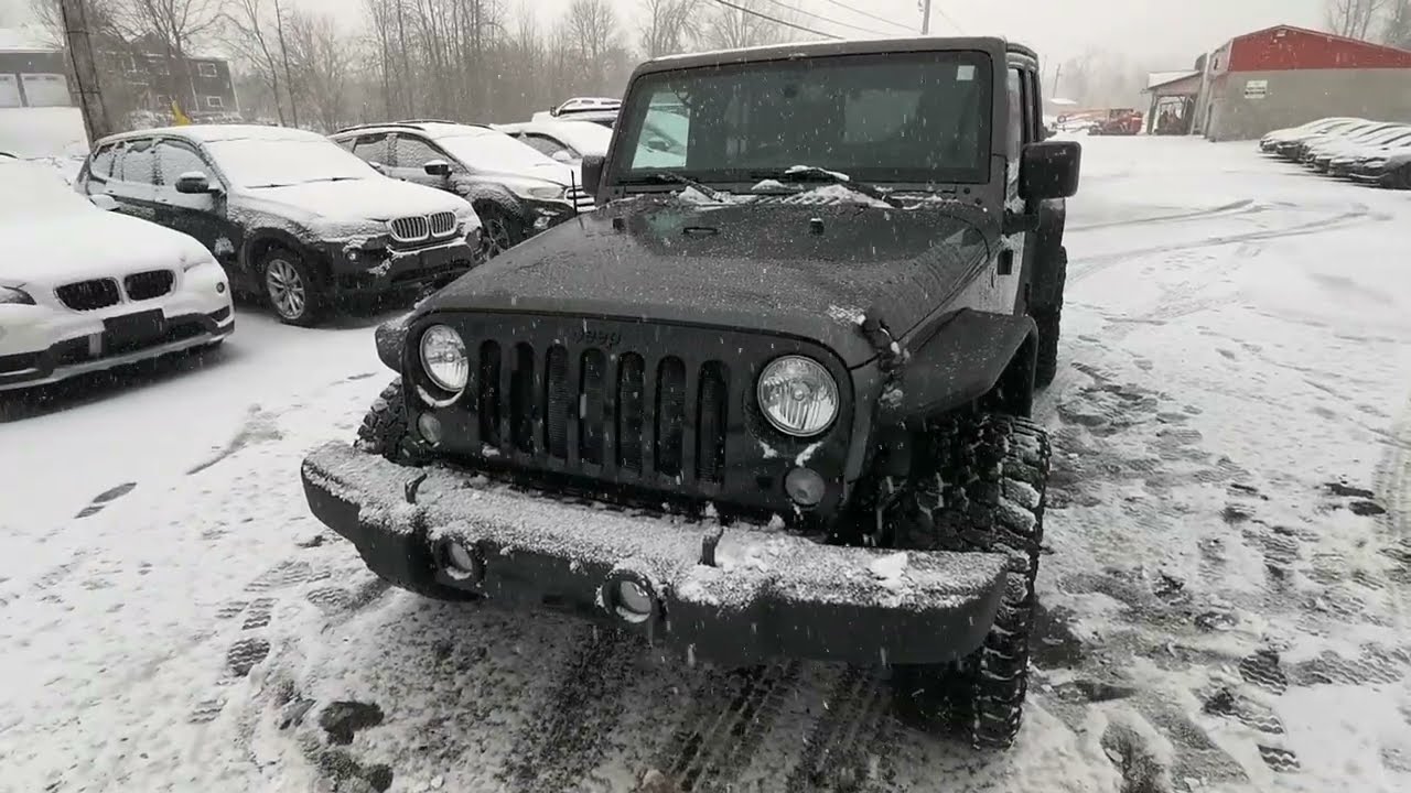 2017 JEEP WRANGLER 155KM CERTIFIED PATTERSON AUTO