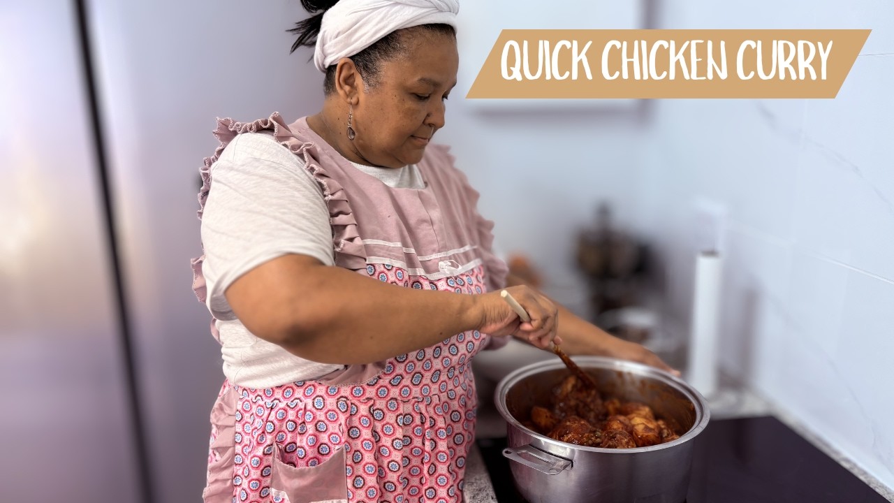 Quick easy chicken curry