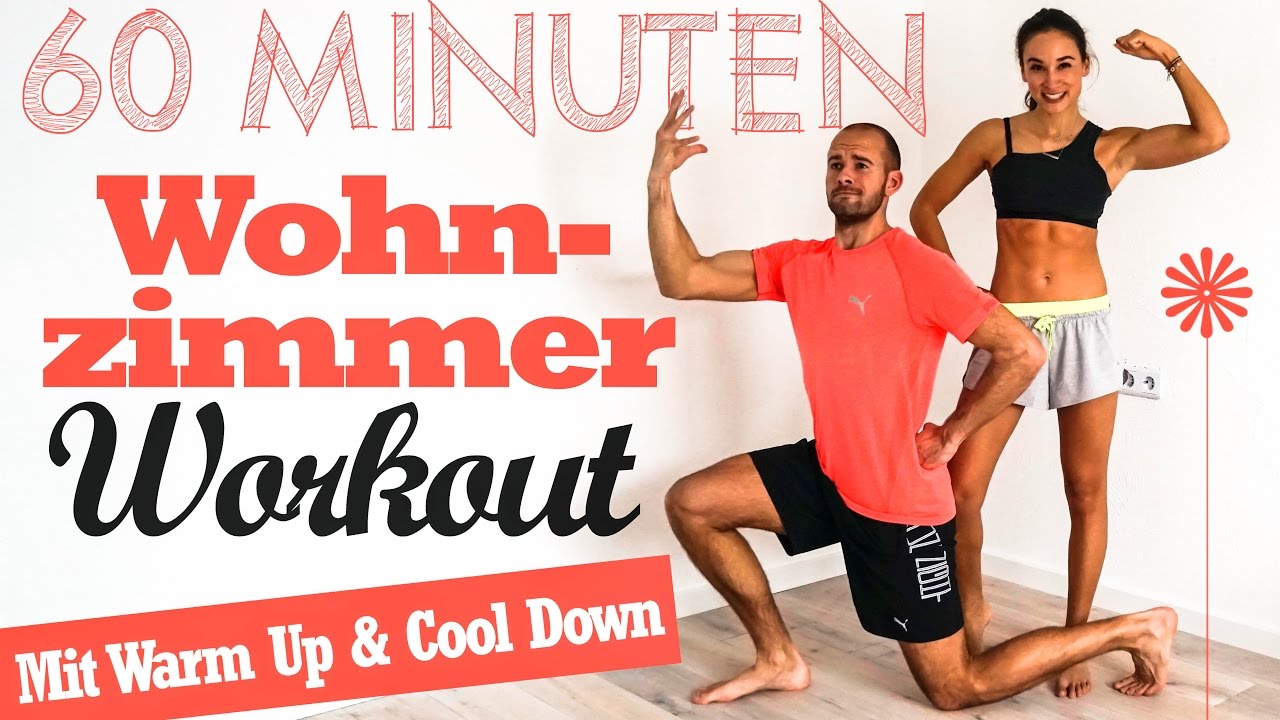 60 Minuten Workout - Bauch Beine Po & Oberkörper trainieren - 700 KALORIEN - Mit & ohne Springen