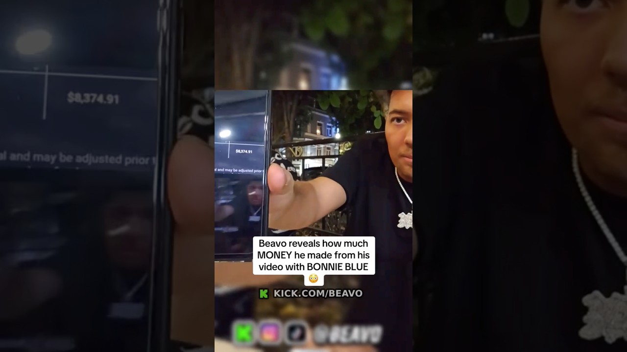 Beavo made 8k from Bonnie blue collab! 🚨 #beavo #funny #stream #tom #collab #bonnie #irl #food