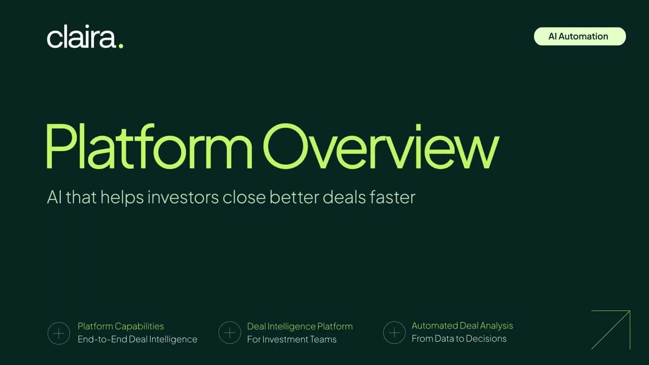 Claira Deal Intelligence Platform | AI-Powered Investment Analysis