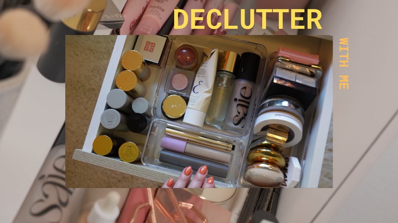 minimal ish makeup collection declutter | minimalist series