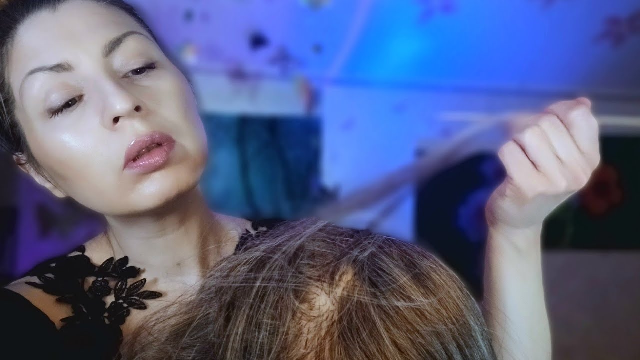 ASMR Realistic Scalp Check, ScalpTreatment, Hair Brushing & Massage 💆👩