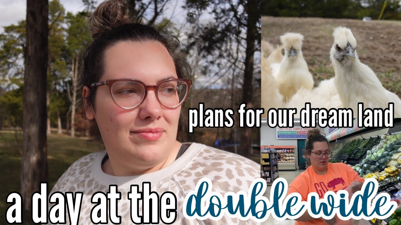 A DAY AT THE DOUBLE WIDE | land plans | mobile home homemaking | large family mobile home living