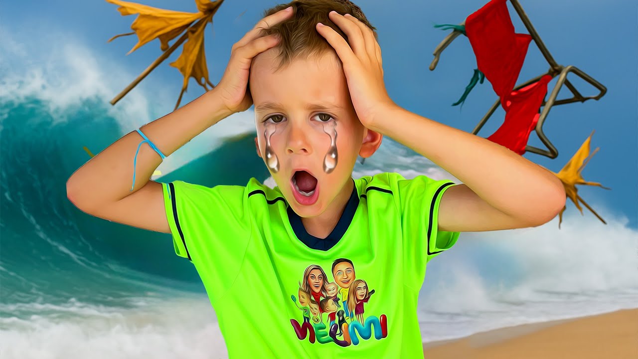 😲 VACANȚĂ STRICATĂ 🌪️ FURTUNĂ în GRECIA 🔴 MATEI singur pe PLAJĂ 🌊