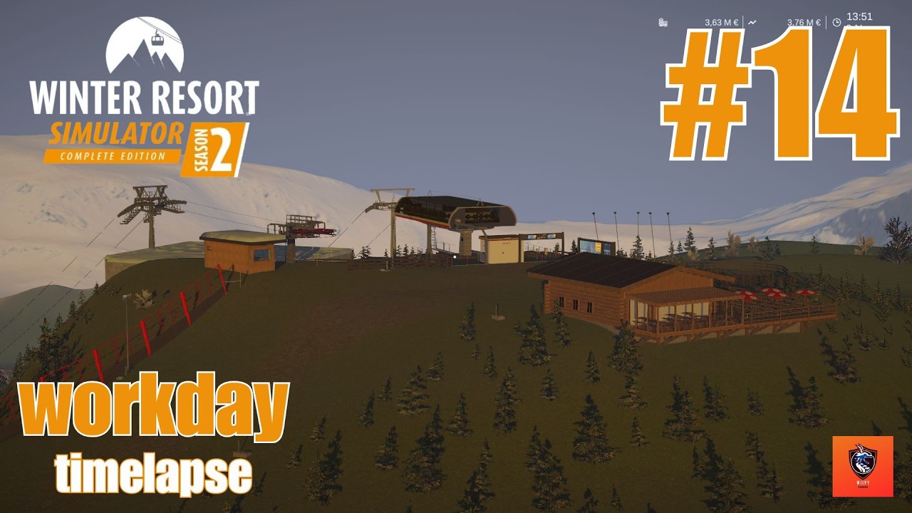 Winter Resort Simulator 2 | Part 14 – Preparing the Ski Resort & Massive Snowpark