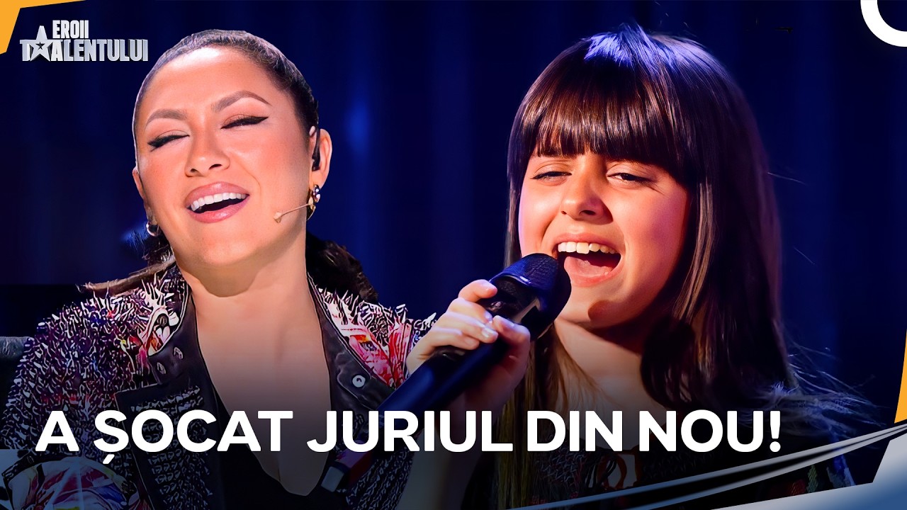 Vocea Micuței Care I-a Topit Inima Celei Mai Mari Artiste!  | Romanii au Talent
