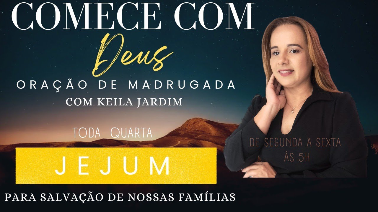 Comece com Deus | KEILA JARDIM está ao vivo!