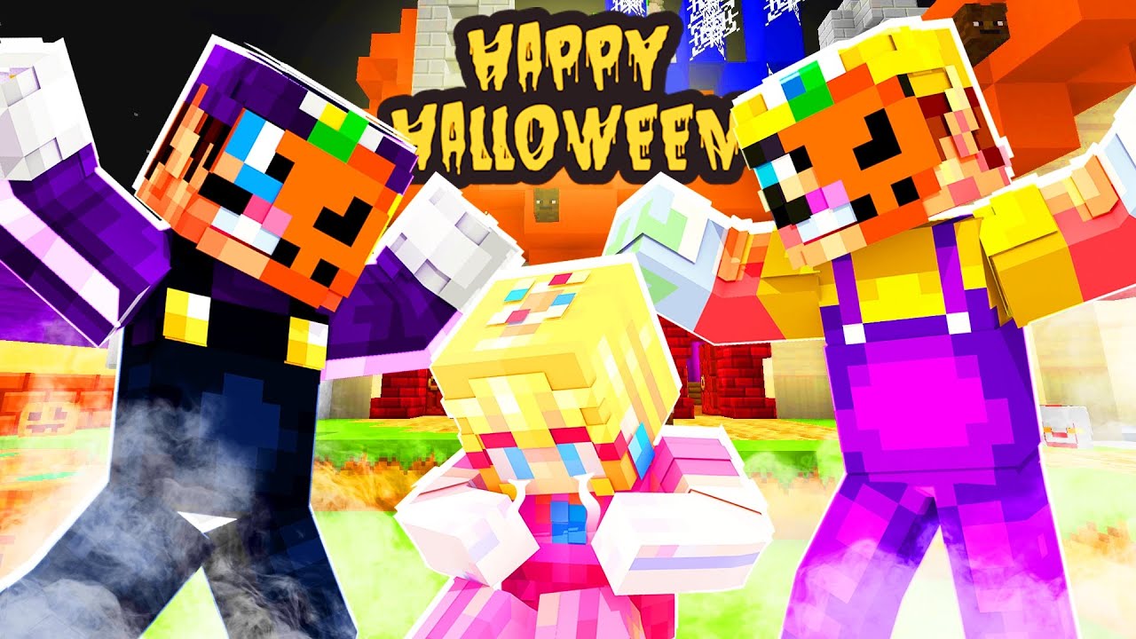 Wario's JUMPSCARE Halloween!| Minecraft Super Mario | [158]