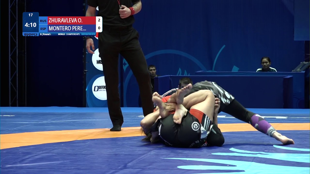 Round 1 Women's GP No-Gi - 58 kg: O. ZHURAVLEVA (RUS) v. M. MONTERO PERE (ESP)