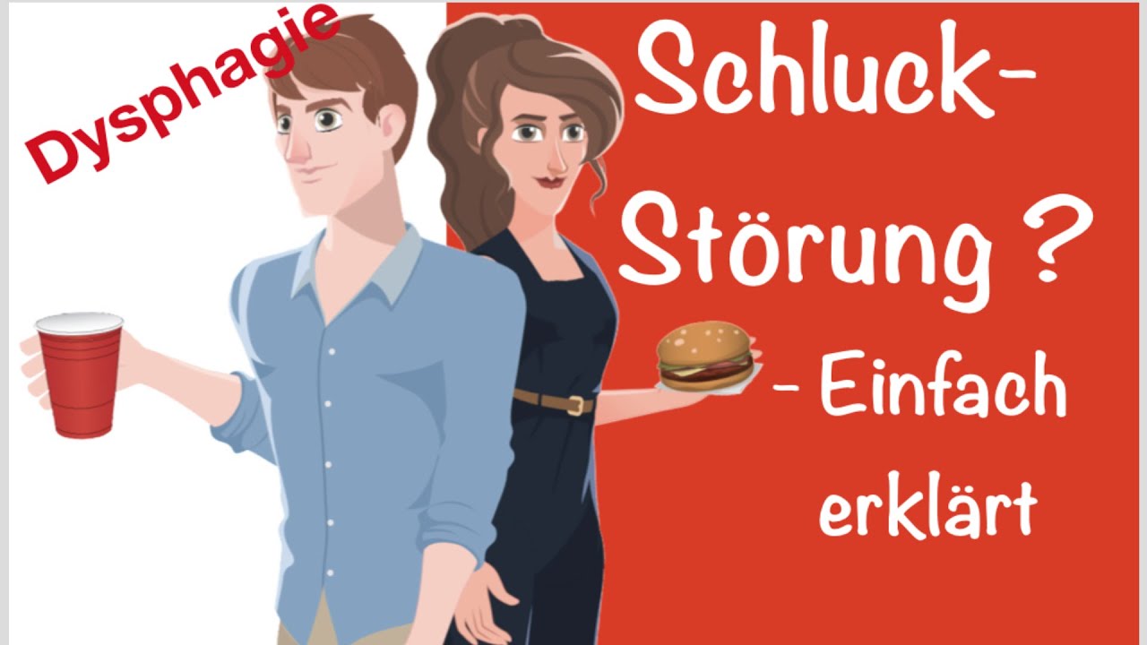 Hilfe bei Schluckstörungen / Dysphagie - 4 Phasen des Schluckablaufs, Erklärvideo, Logopädie