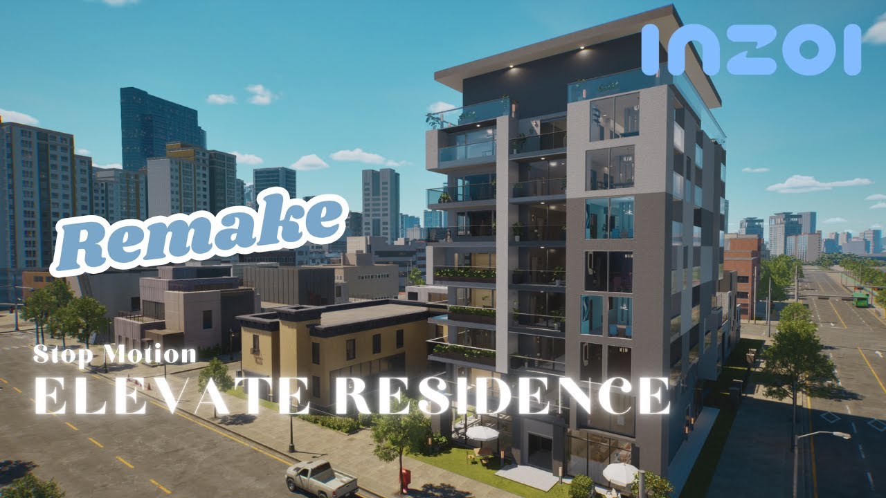 inZOI Stop Motion Build | Elevate Residence Remake | inZOI Apartment Build |