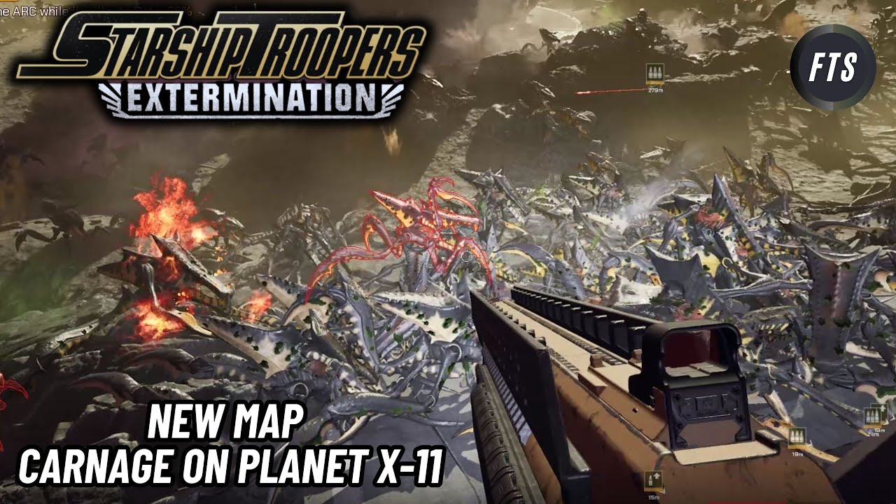 Starship Troopers: Extermination | New Map: PLANET X-11 | Guardian | Hard | No Commentary | #217
