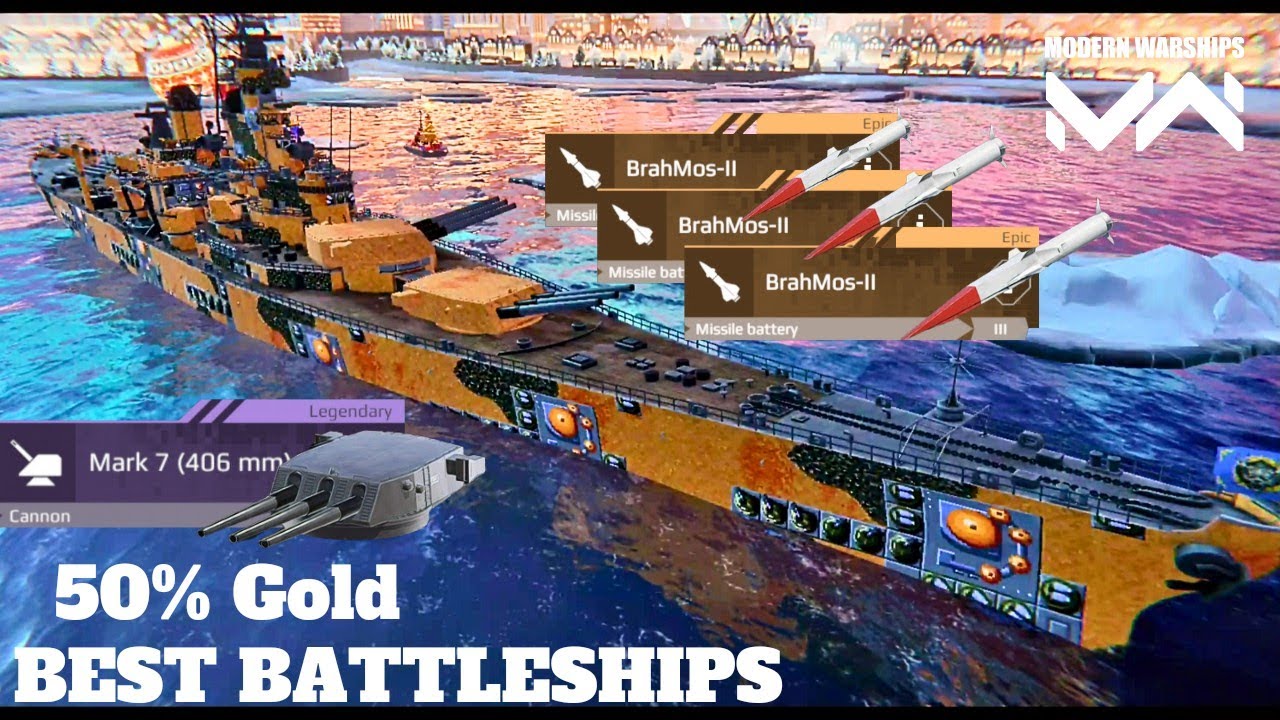 USS Missouri - December 50% Gold best battleships 🔥 crazy Fire power😎 #modernwarships