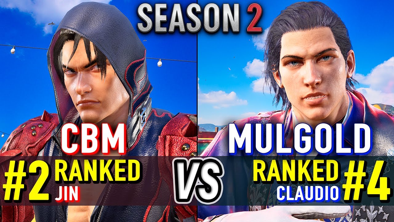 T8 🔥 CBM (#2 Ranked Jin) vs MULGOLD (#4 Ranked Claudio) 🔥 Tekken 8 High Level Gameplay