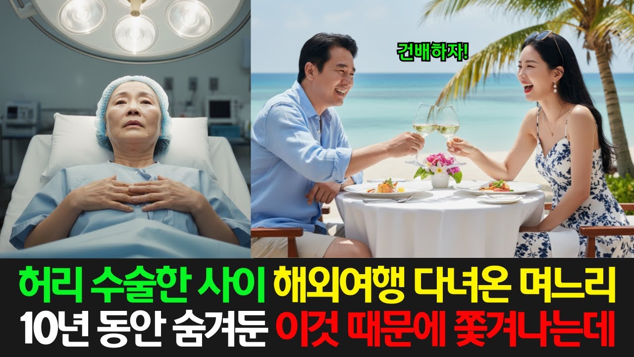 허리 수술한 시어머니 두고 해외여행 다녀온 며느리와 아들, 돌아와서 '이 서류' 한장에 떡 벌어진 이유는? #인생이야기 #재미있는이야기 #오디오북 #반전드라마