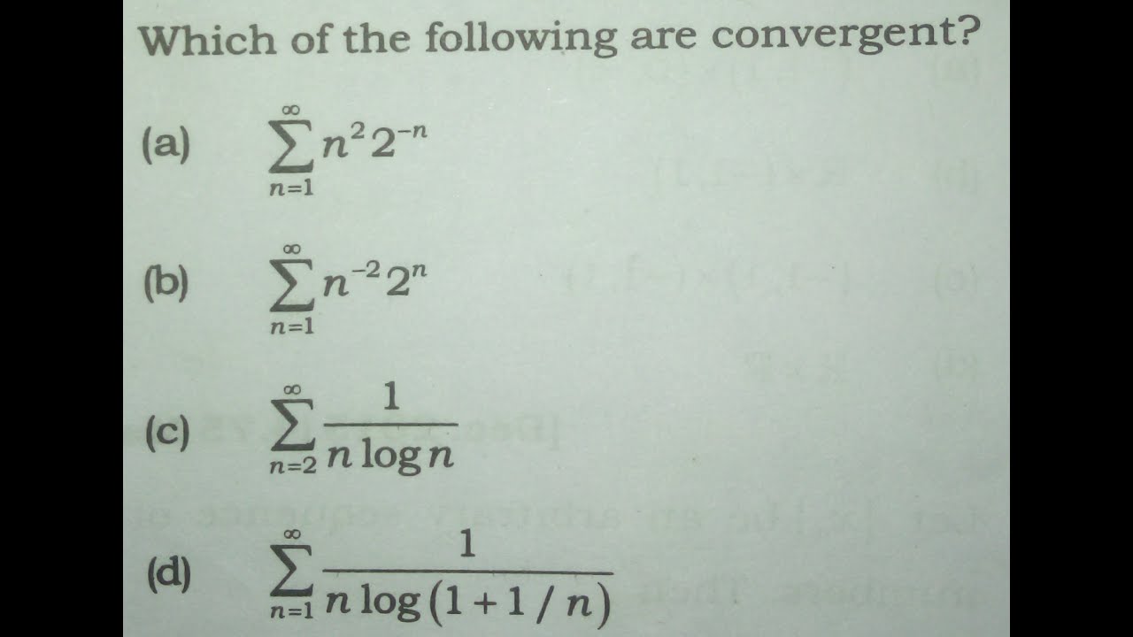 Solved Question of CSIR NET | Sequence and Series || Real Analysis.