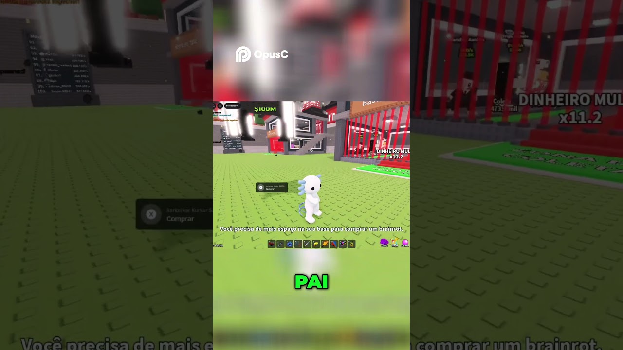 Quase fiquei sem o CACACACACUR no Roube um Brainrot 😂🔥 #samukigamer #roblox #roubeumbrainrot  #games