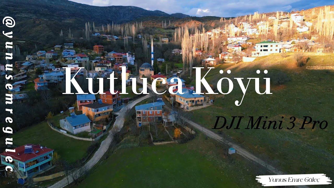 Çamoluk Kutluca Köyü DJI Mini 3 Pro ile Drone Çekimi