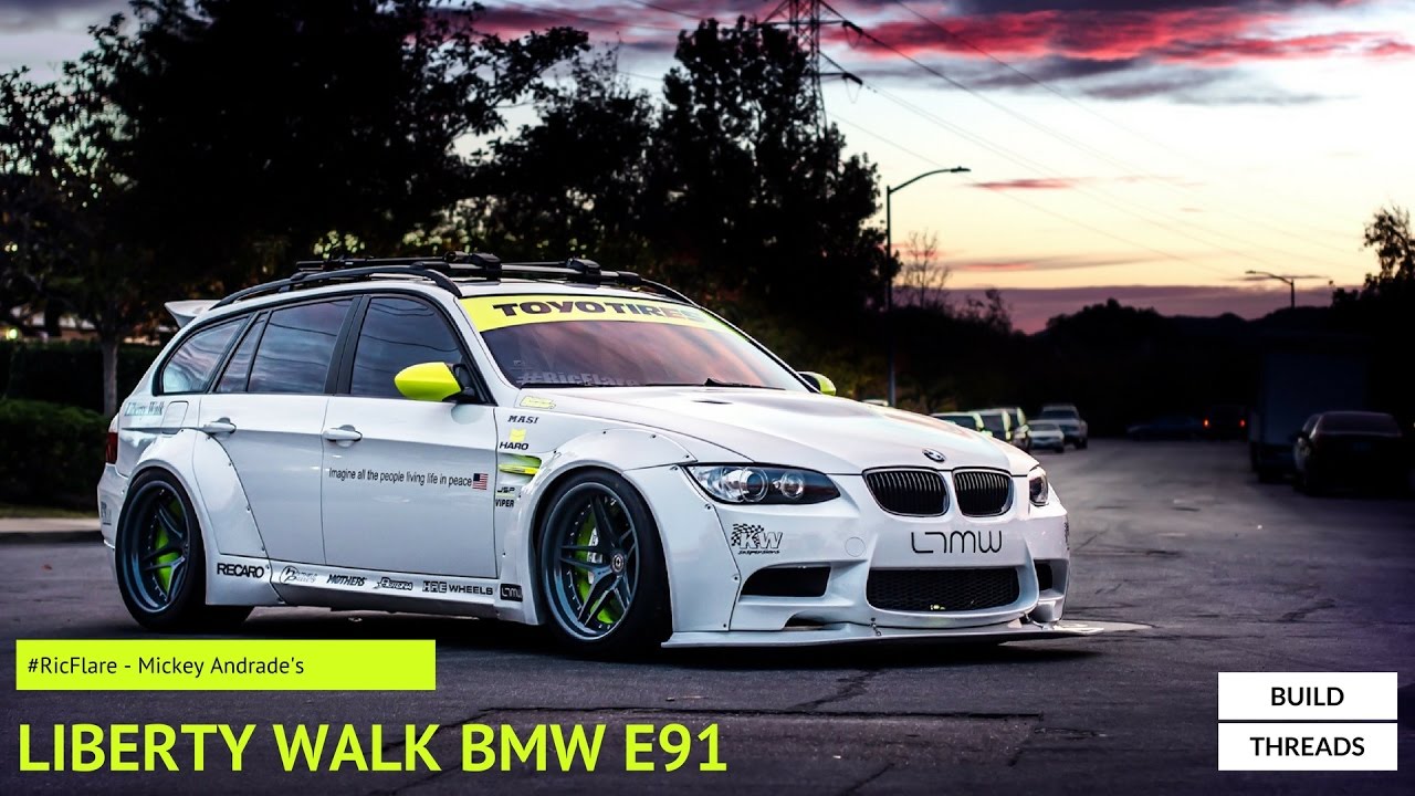 Mickey Andrade's Liberty Walk BMW E91 #RicFlare
