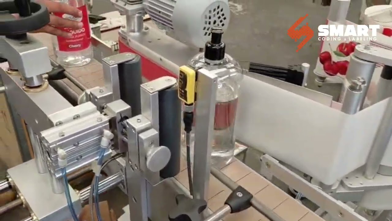Sistema de Etiquetado para Envases Cilíndricos con Sistema Estático