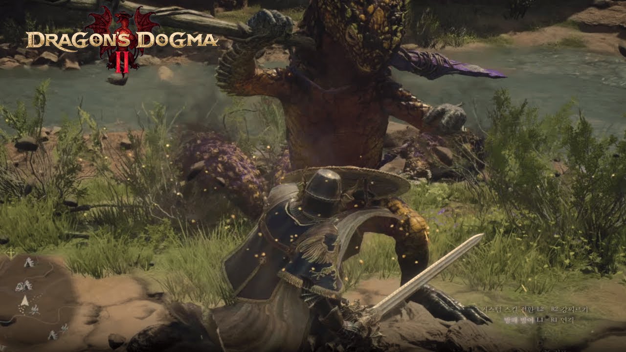 Fighter Solo Lizard Slayer! 3-on-1 Combat! Parry! Parry! [Dragon’s Dogma 2]