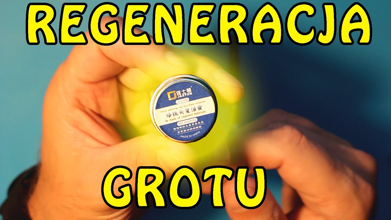 Środek do regeneracji utlenionych grotów lutowniczych