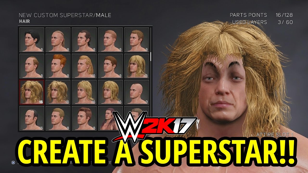 WWE 2K17 - CREATE A SUPERSTAR!! (FULL BREAKDOWN!!)