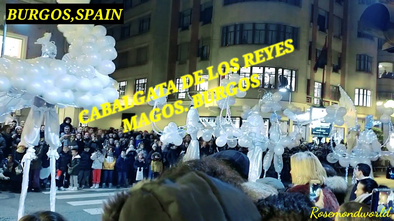 FIESTA DE LOS REYES MAGOS IN BURGOS. THE THREE KINGS DAY. #cabalgata2023 #losreyesmagos