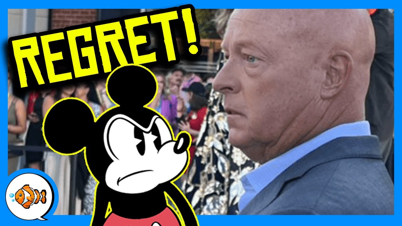 Disney DRAMA: Bob Iger REGRETS Making Bob Chapek Disney CEO!