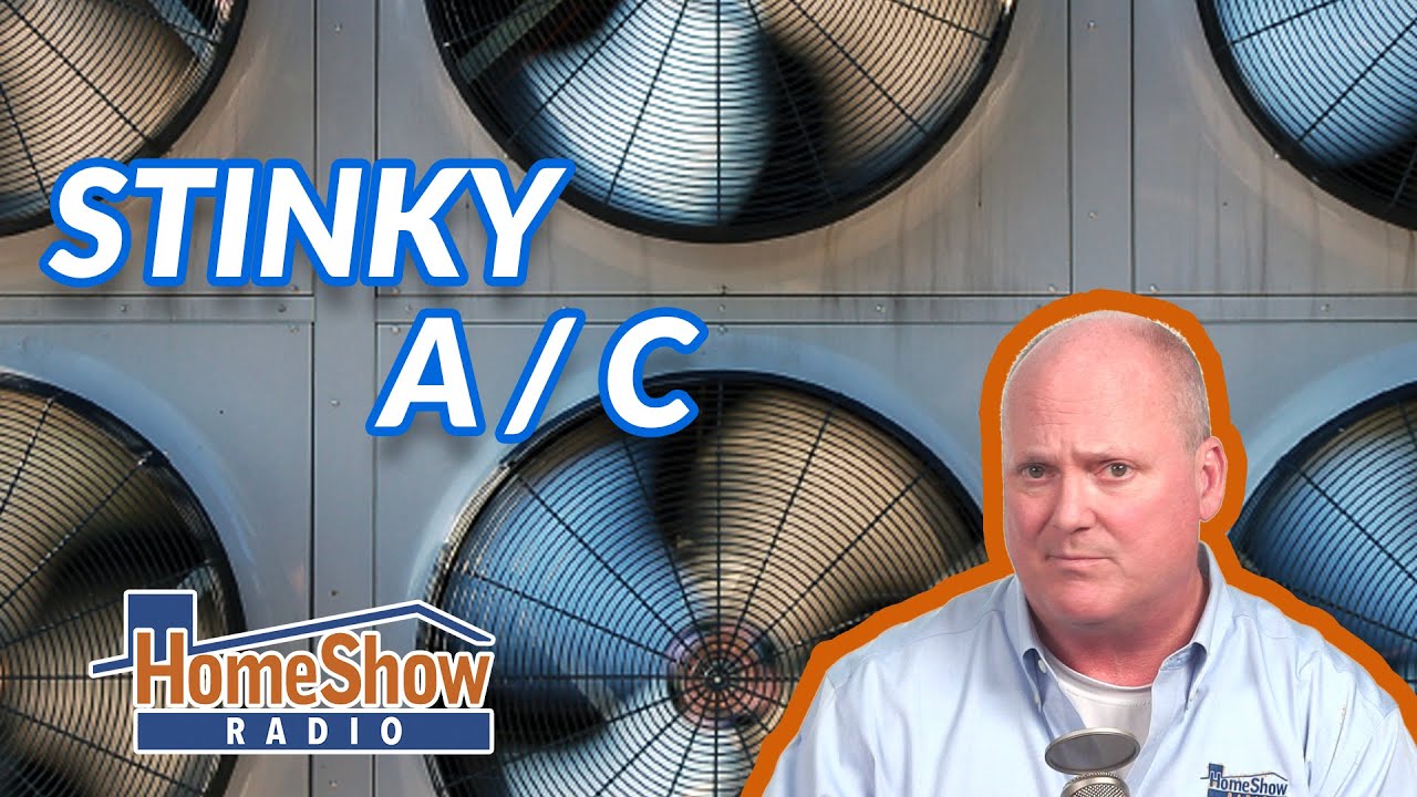 Why does my AC smell like wet towels when it first comes on?