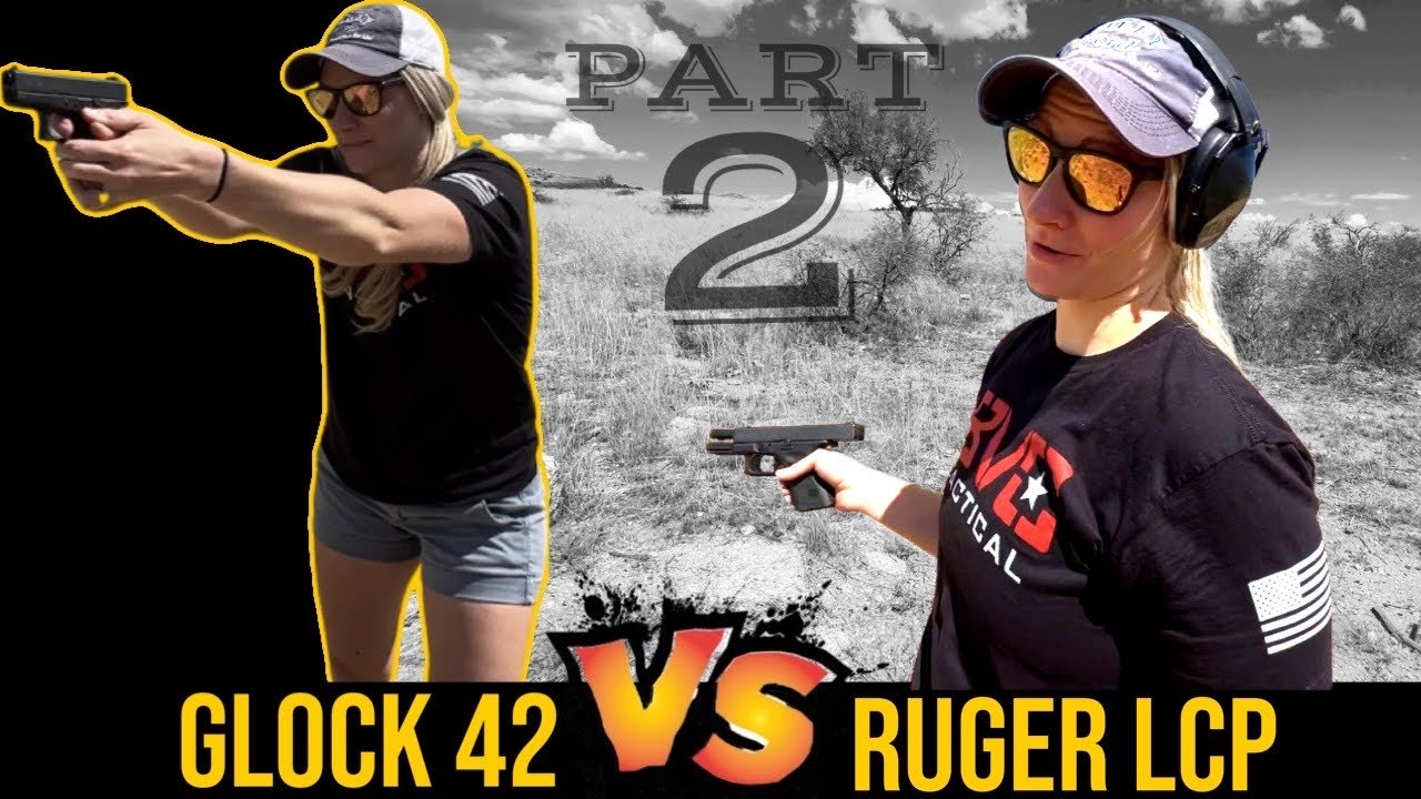 ЛУЧШИЙ ПИСТОЛЕТ 380-ГО КЛАССА ДЛЯ СТРЕЛКА-ЖЕНЩИНЫ? Glock 42 VS Ruger LCP Скрытое ношение