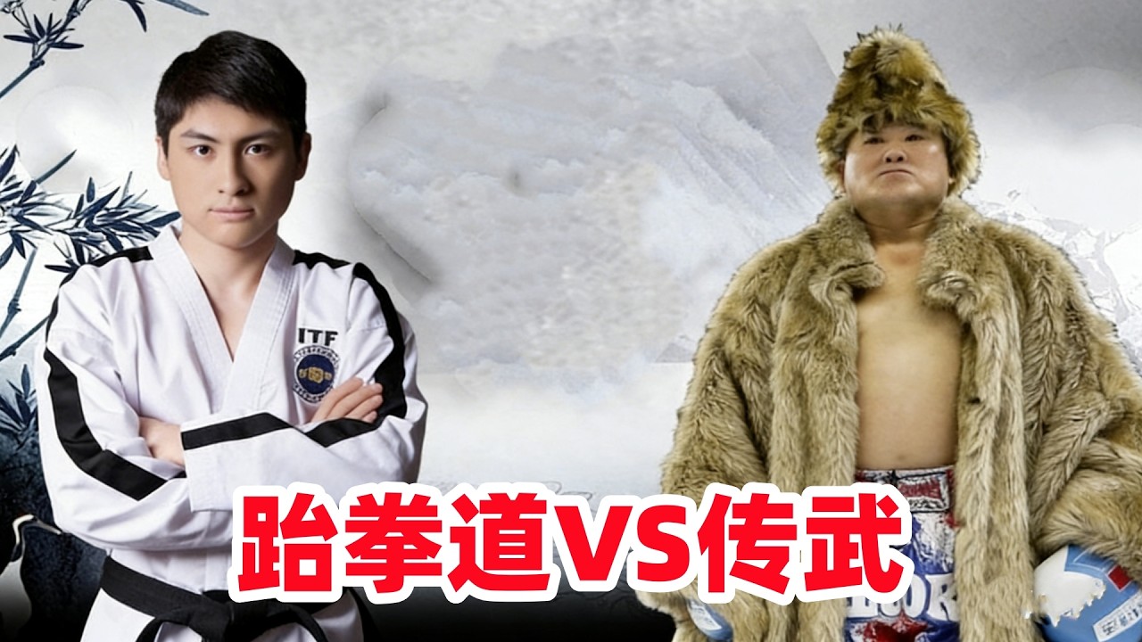 中國功夫大師罵跆拳道花拳繡腿！一上擂台被高掃爆頭