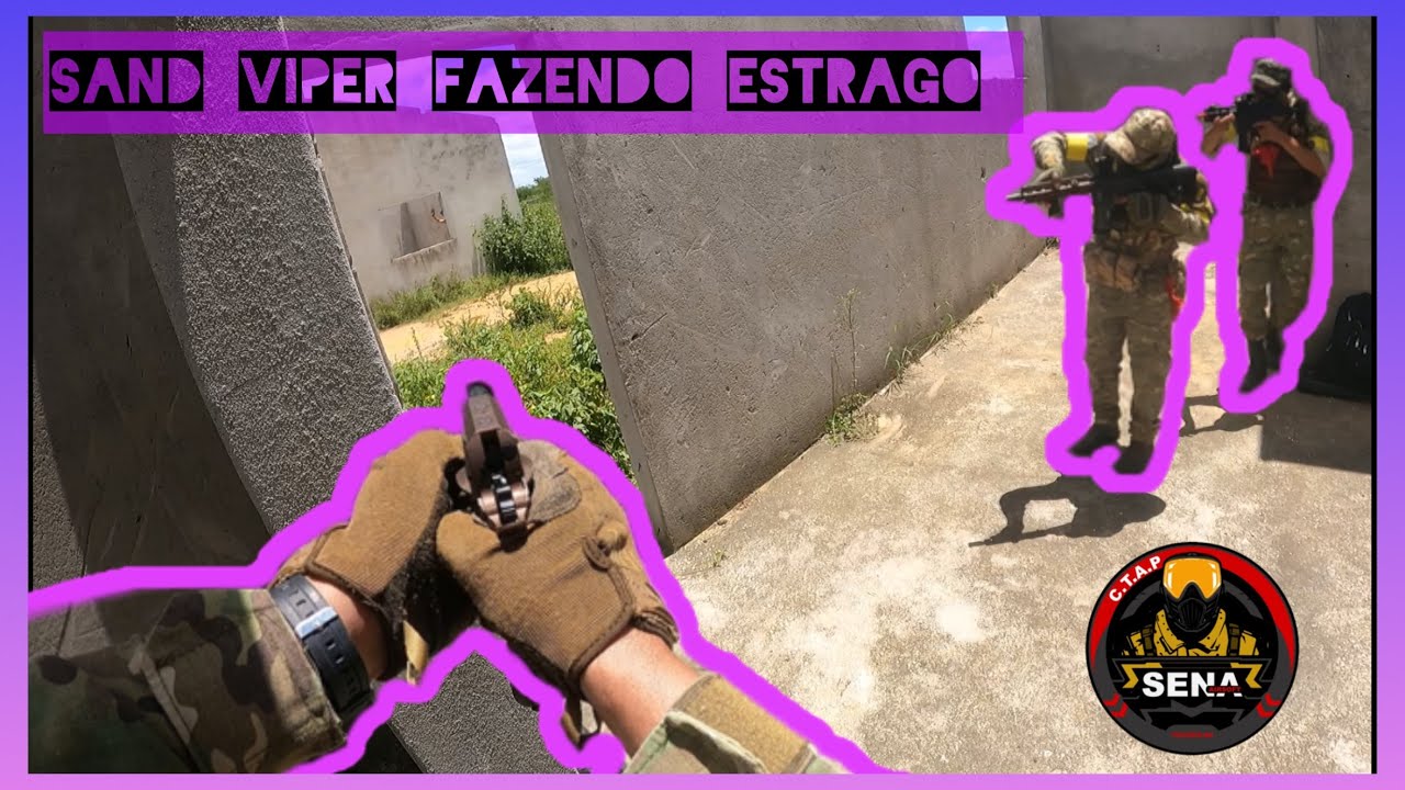 AIRSOFT [] Sand Viper Fazendo Estrago No CQB Do Frigorífico.
