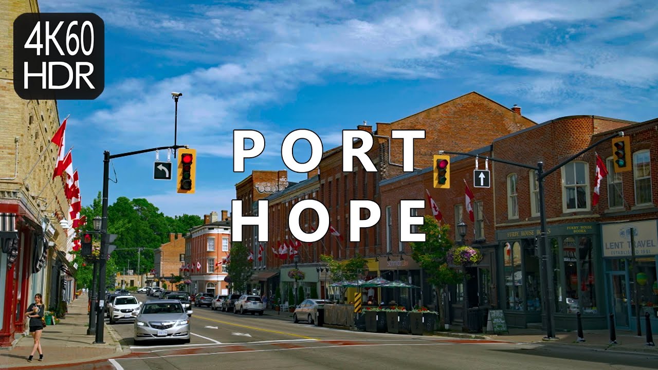 🌞🏘️Exploring Port Hope A Charming Walking Tour Of A Small Town In Ontario🇨🇦| 4K HDR